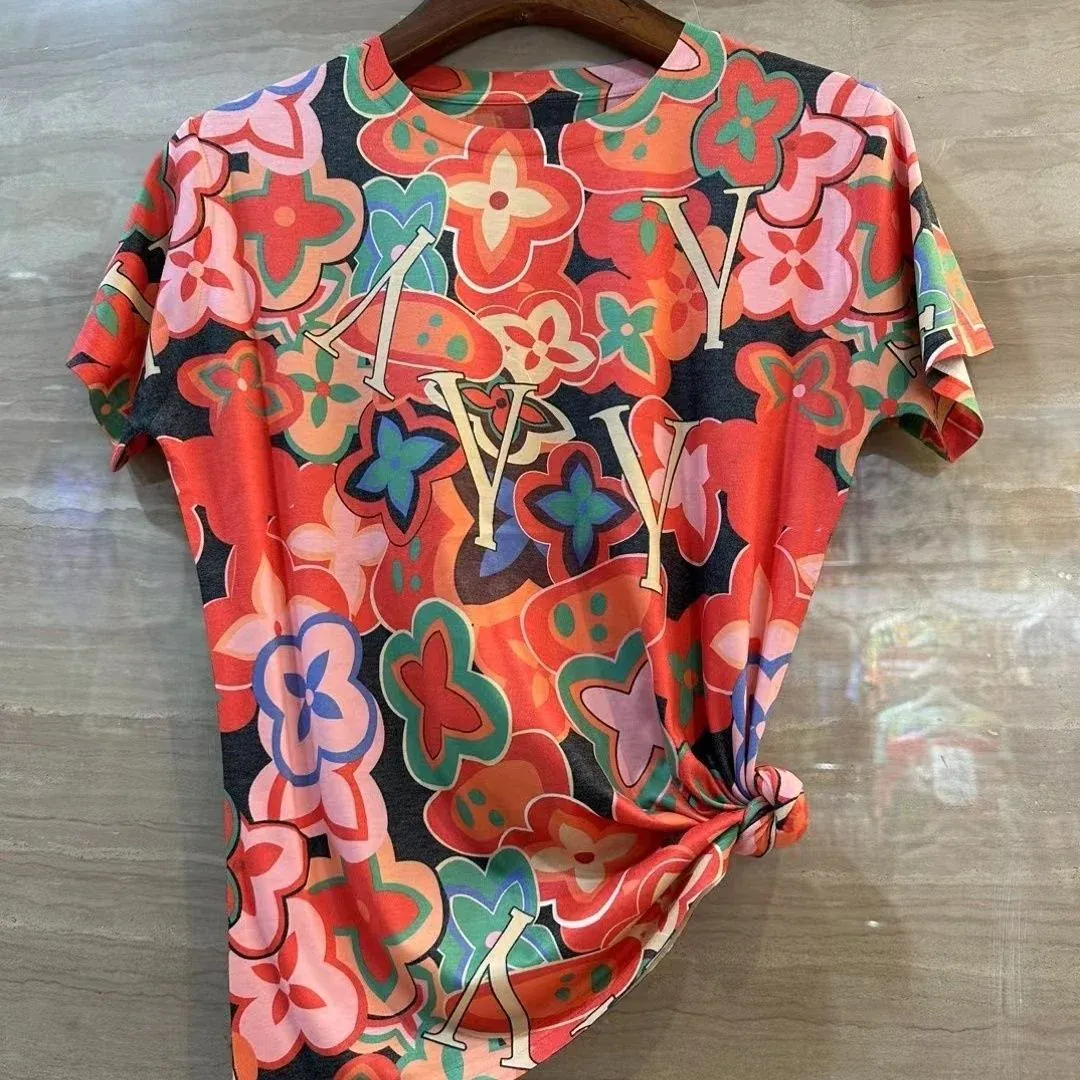 New Printed Casual All-match Cotton T-shirt