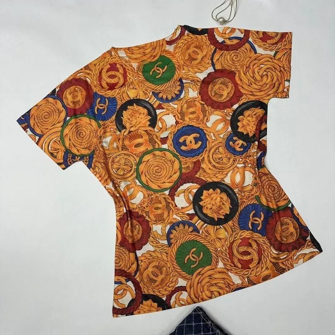 New Printed Casual All-match Cotton T-shirt