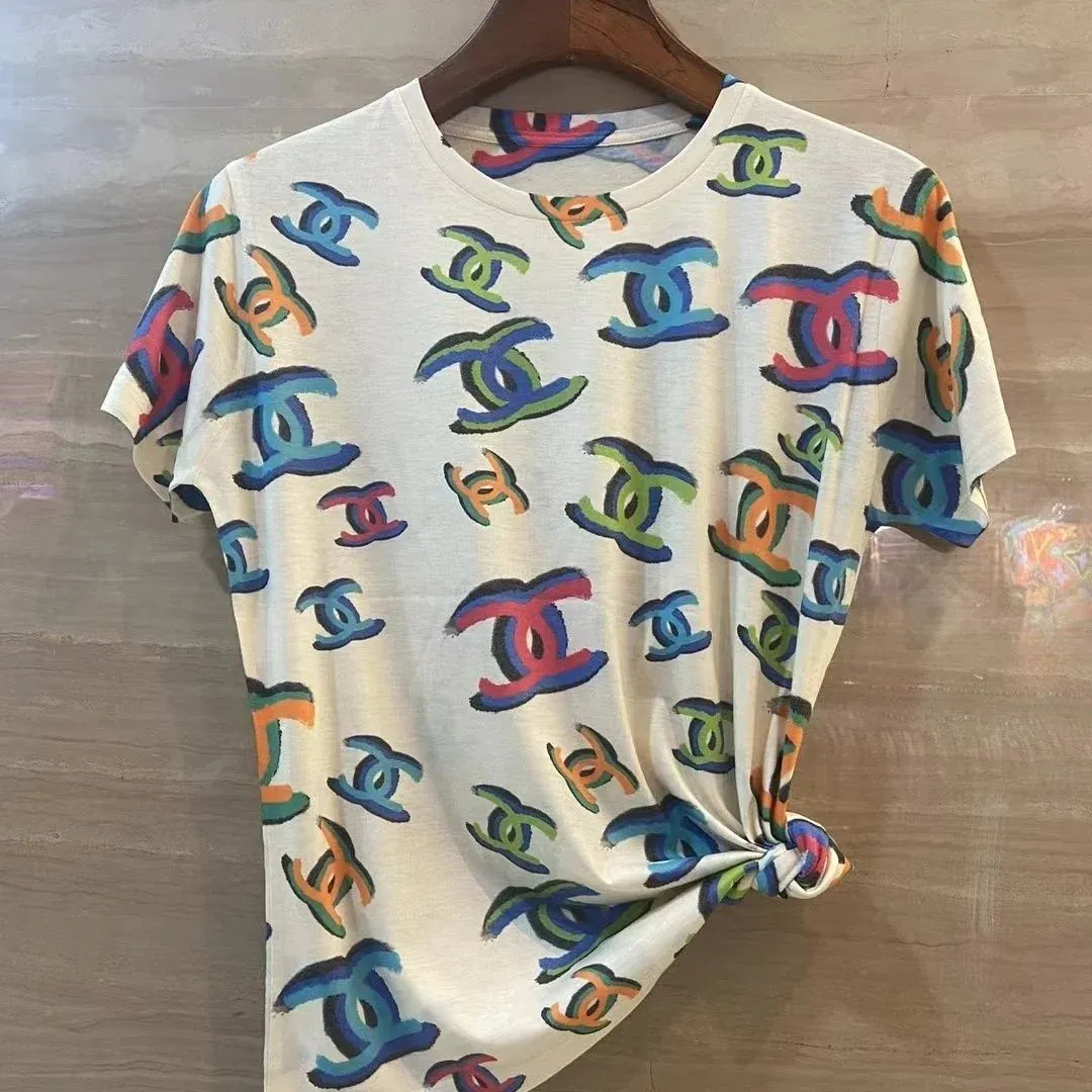 New Printed Casual All-match Cotton T-shirt