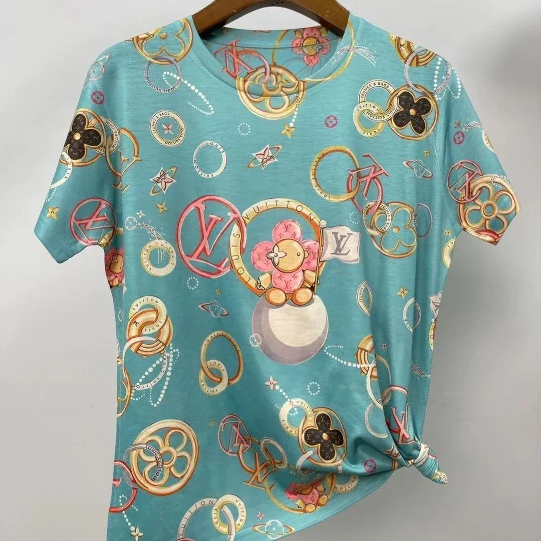 New Printed Casual All-match Cotton T-shirt