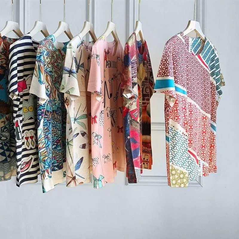 New Printed Casual All-match Cotton T-shirt