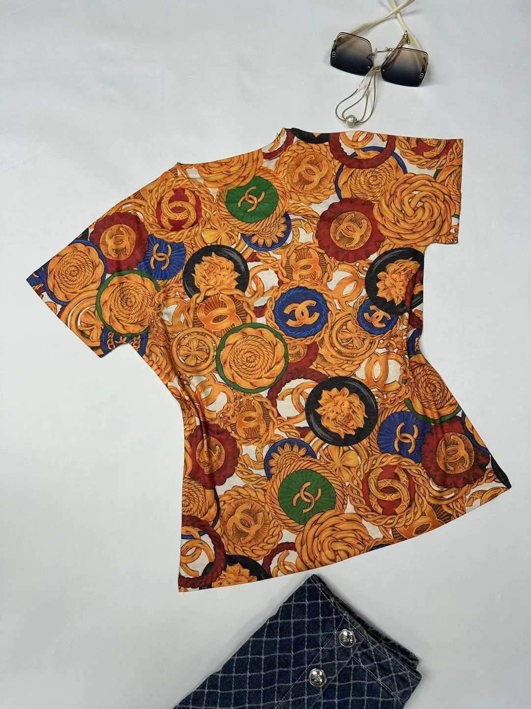 New Printed Casual All-match Cotton T-shirt