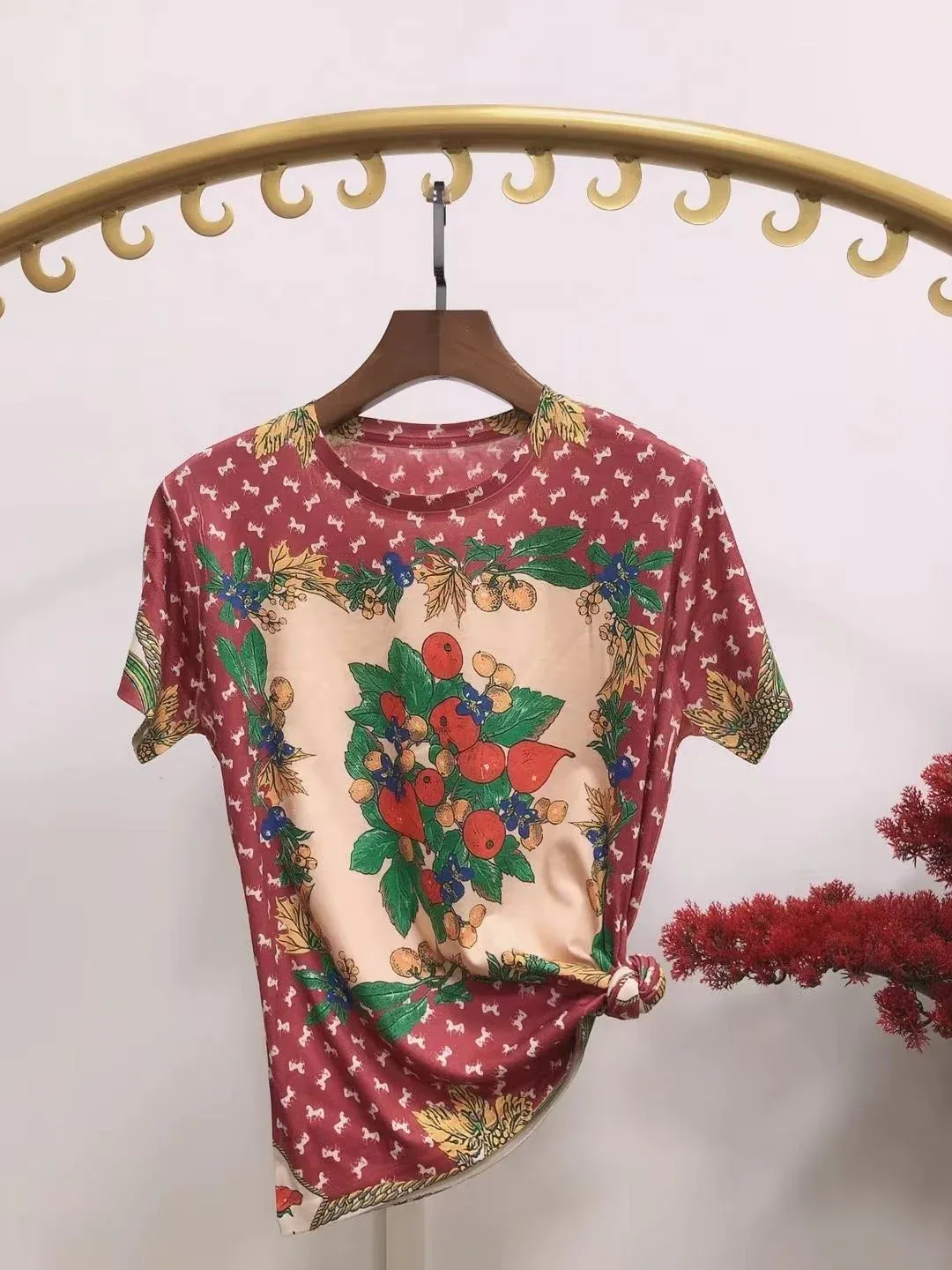 New Printed Casual All-match Cotton T-shirt