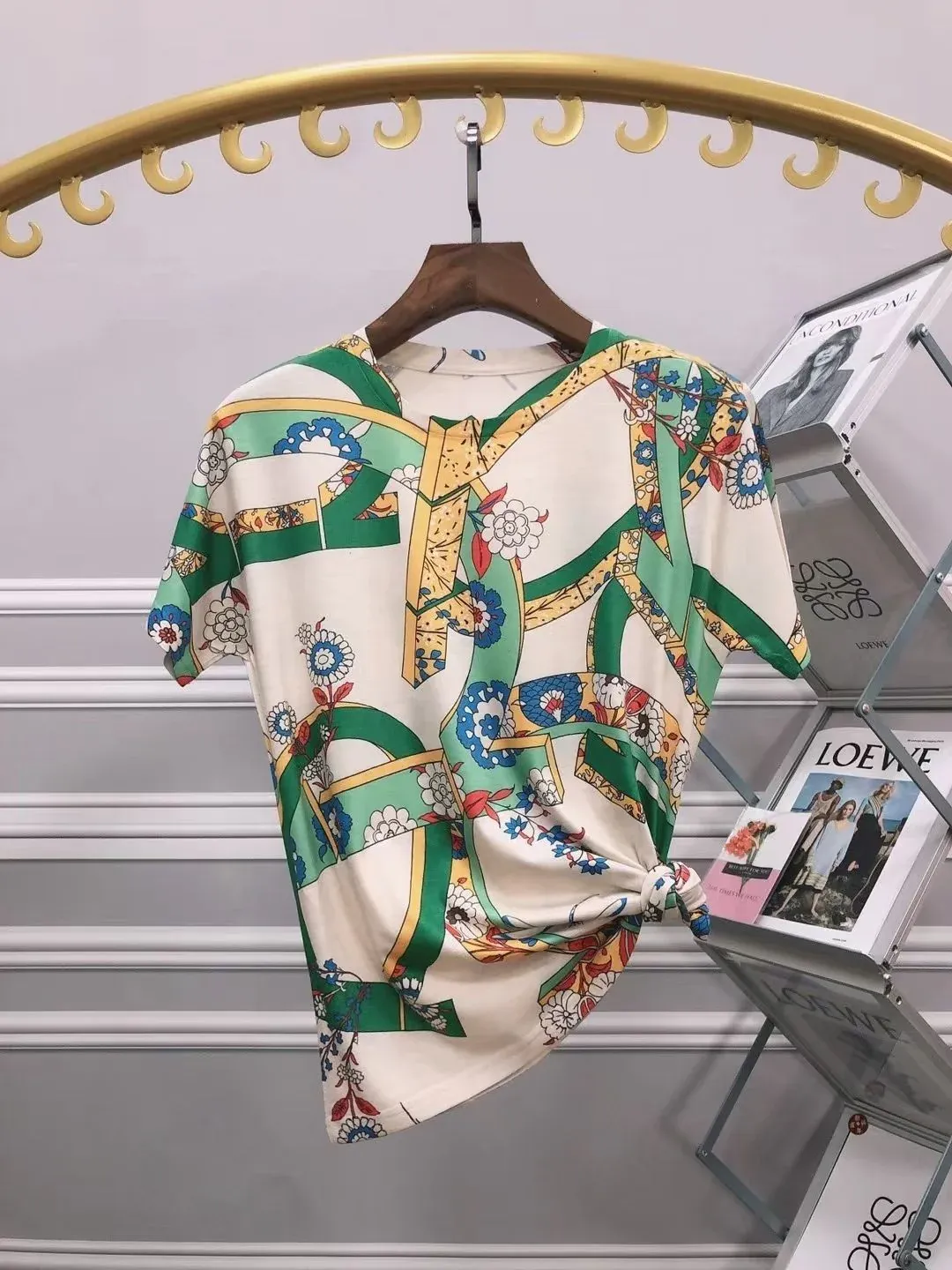 New Printed Casual All-match Cotton T-shirt