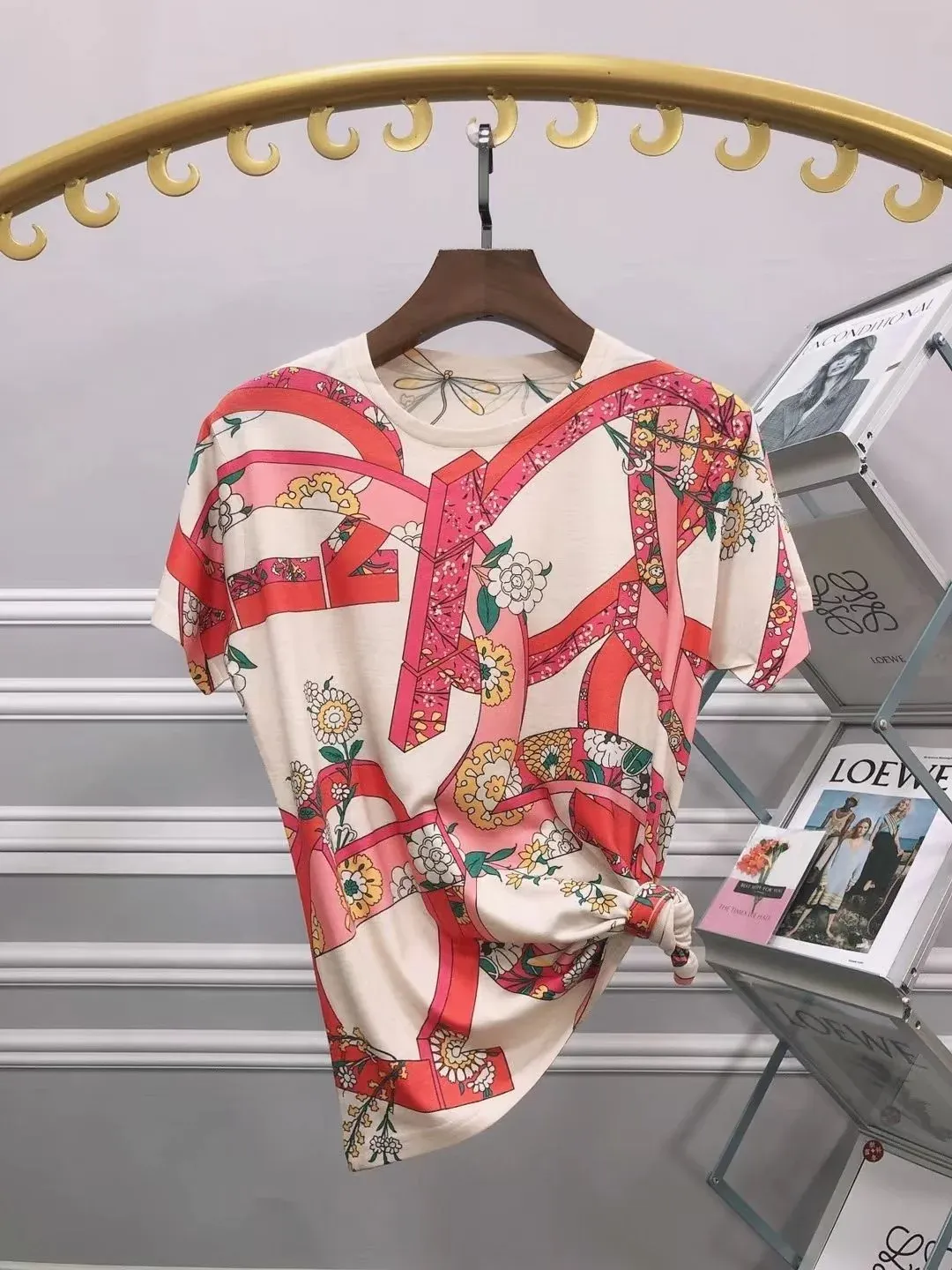 New Printed Casual All-match Cotton T-shirt