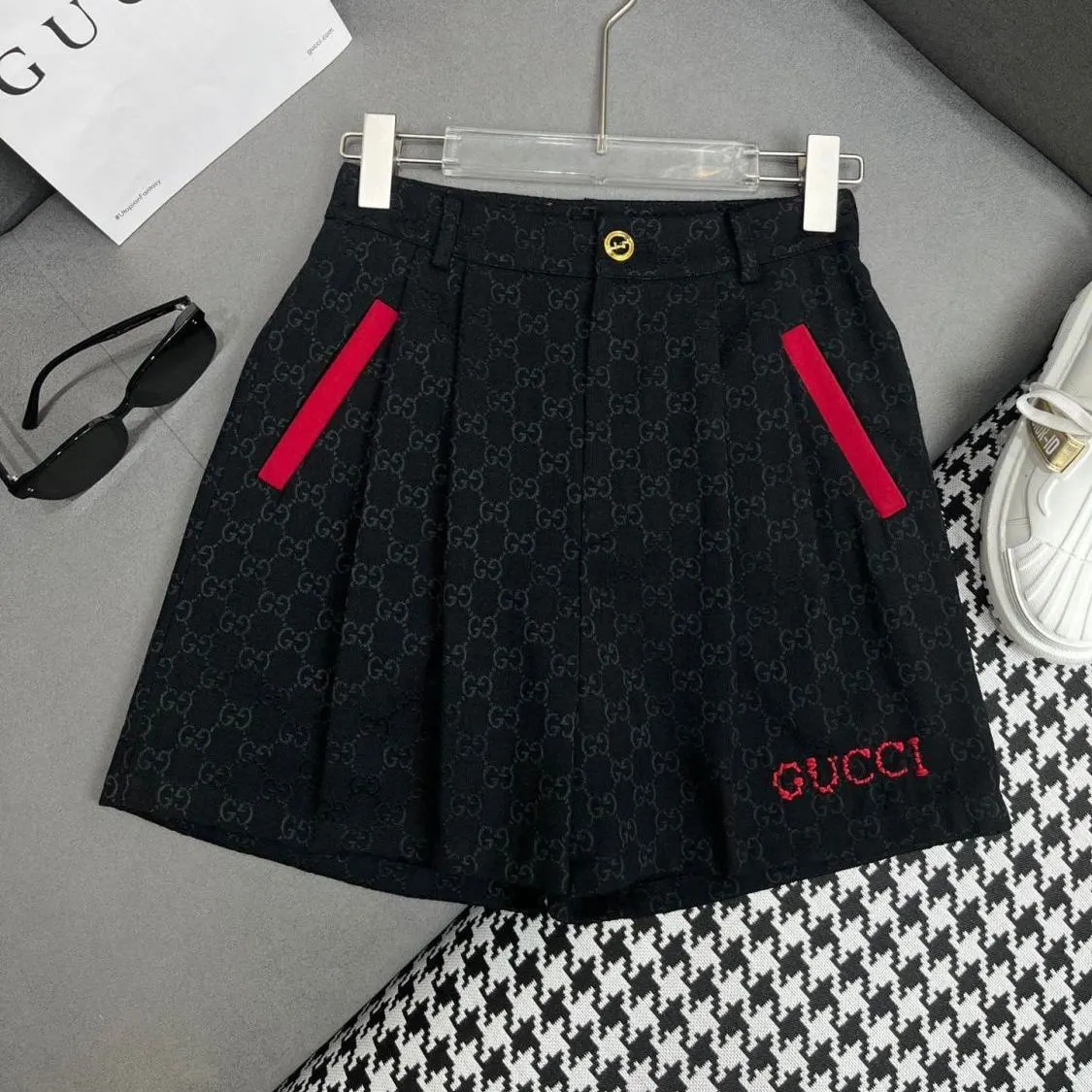 New Letter Jacquard Shorts Versatile Fashion