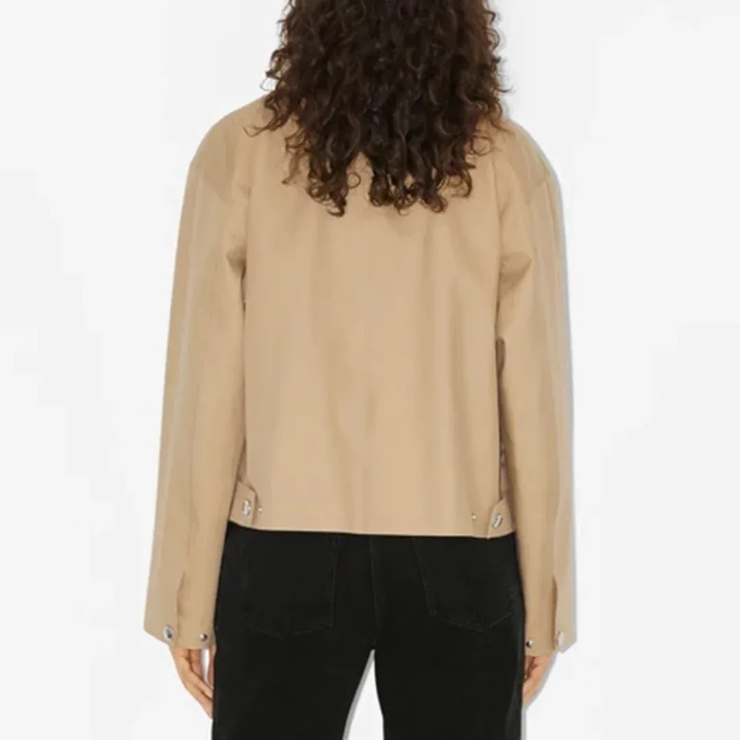 New fashionable and versatile plaid double-sided windbreaker jacket