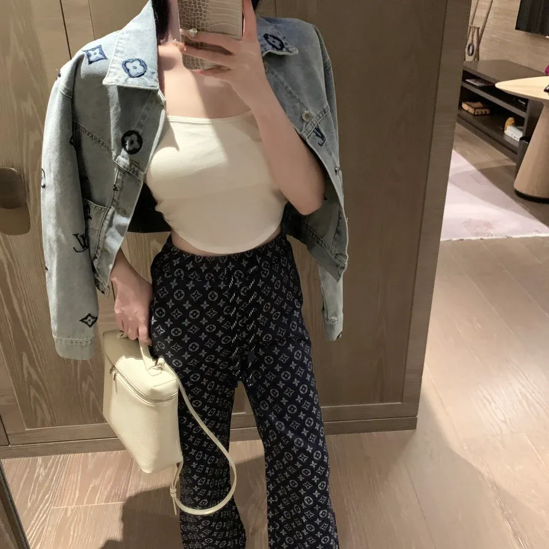 New fashion embroidered denim short jacket