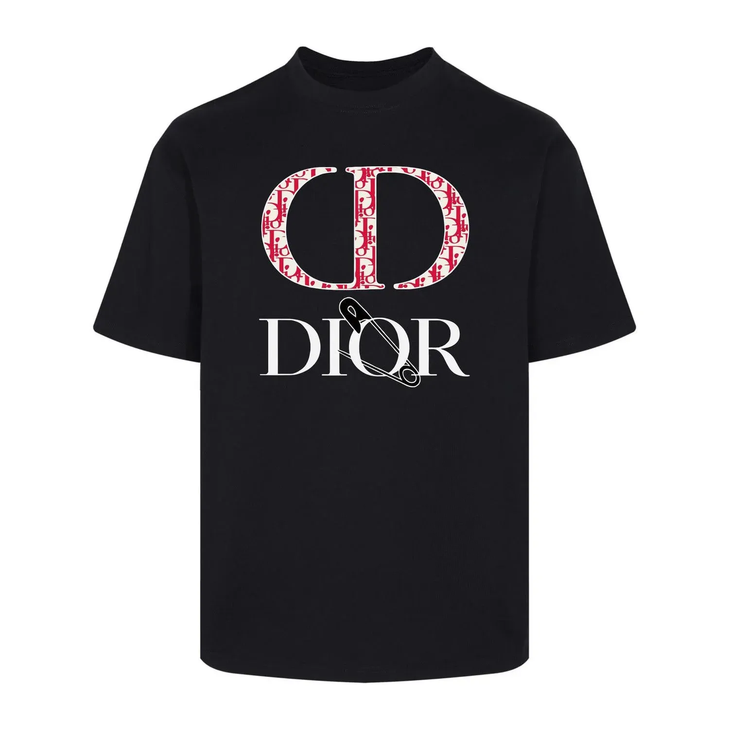 Trendy New Printed Round Neck Loose Short Sleeve