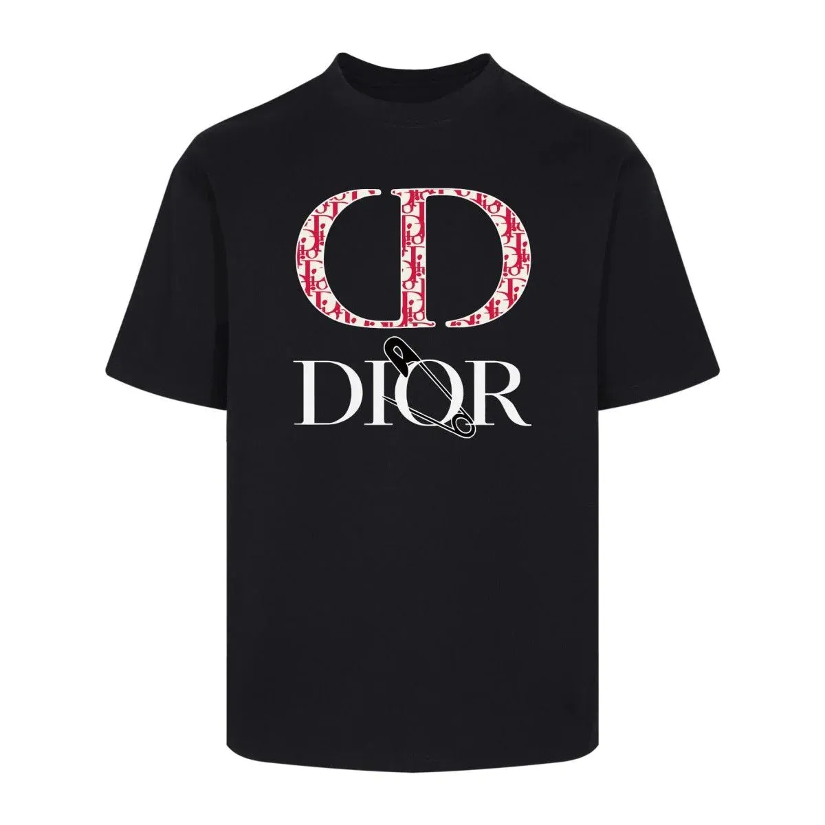 Trendy New Printed Round Neck Loose Short Sleeve