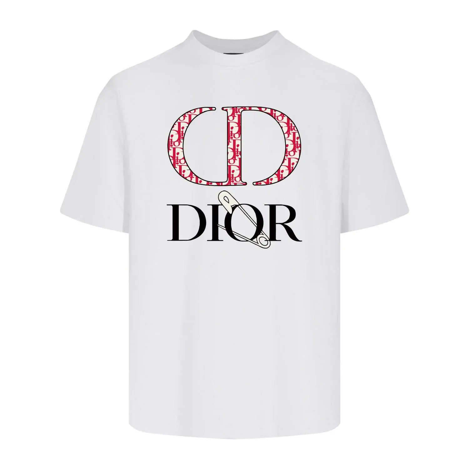 Trendy New Printed Round Neck Loose Short Sleeve