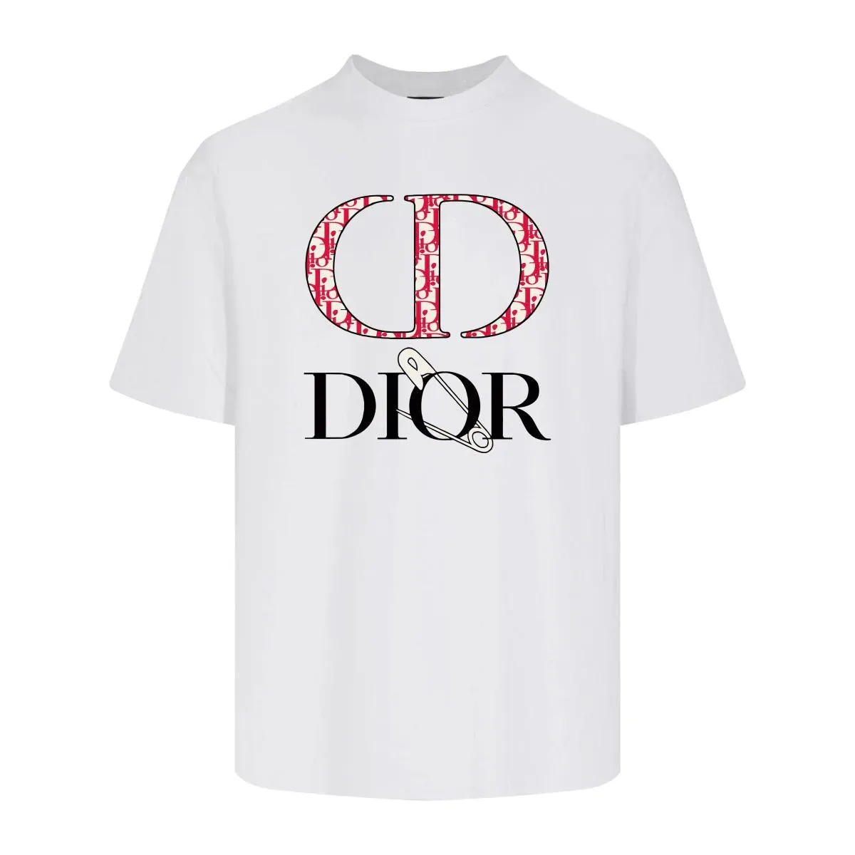 Trendy New Printed Round Neck Loose Short Sleeve