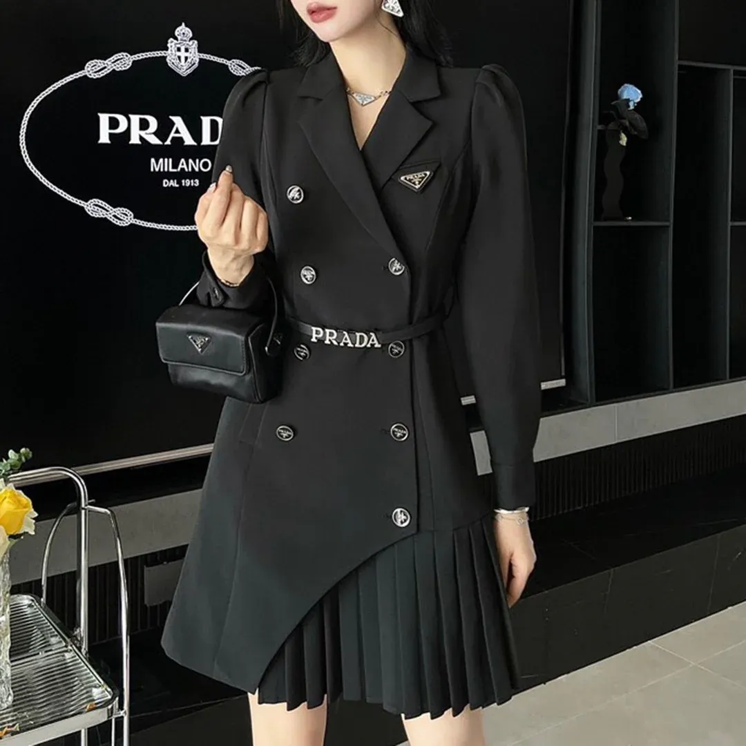 New suit pleated dress