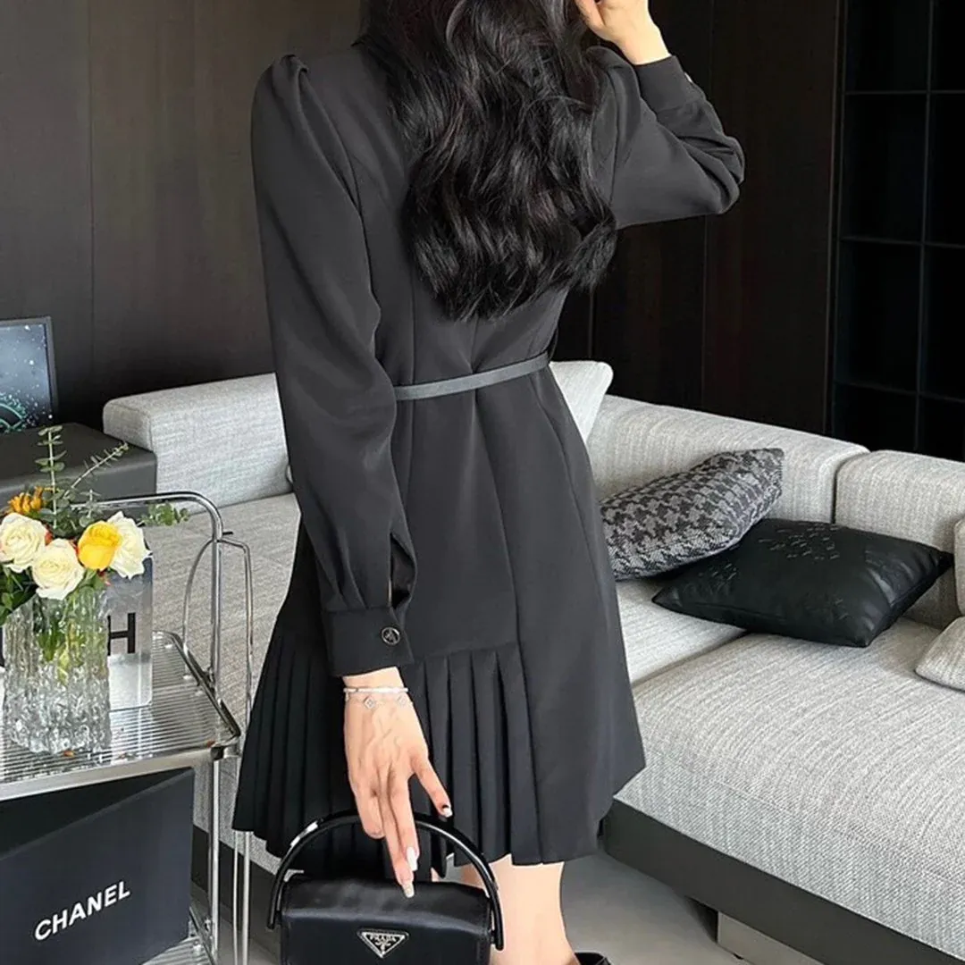 New suit pleated dress