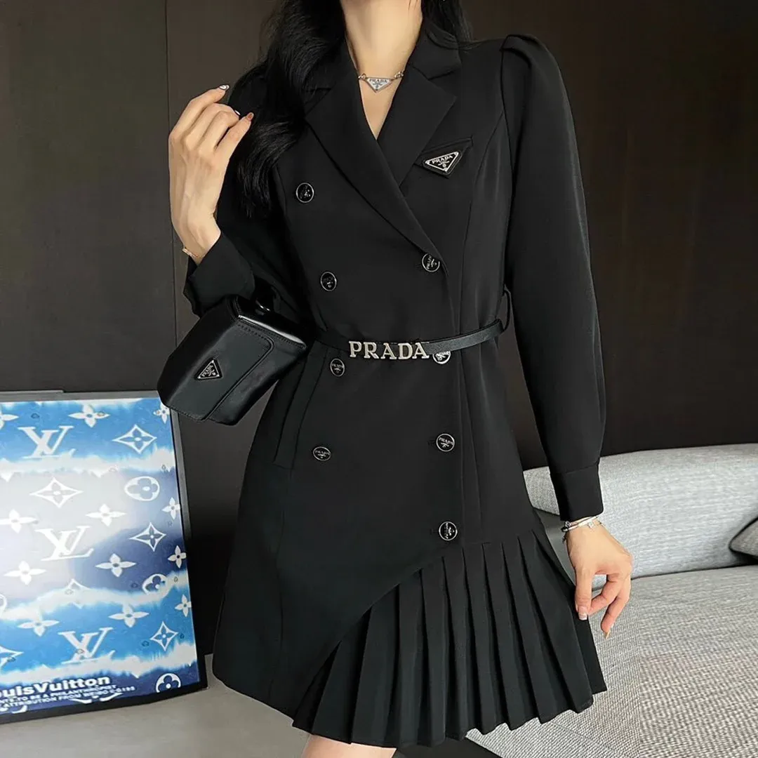 New suit pleated dress