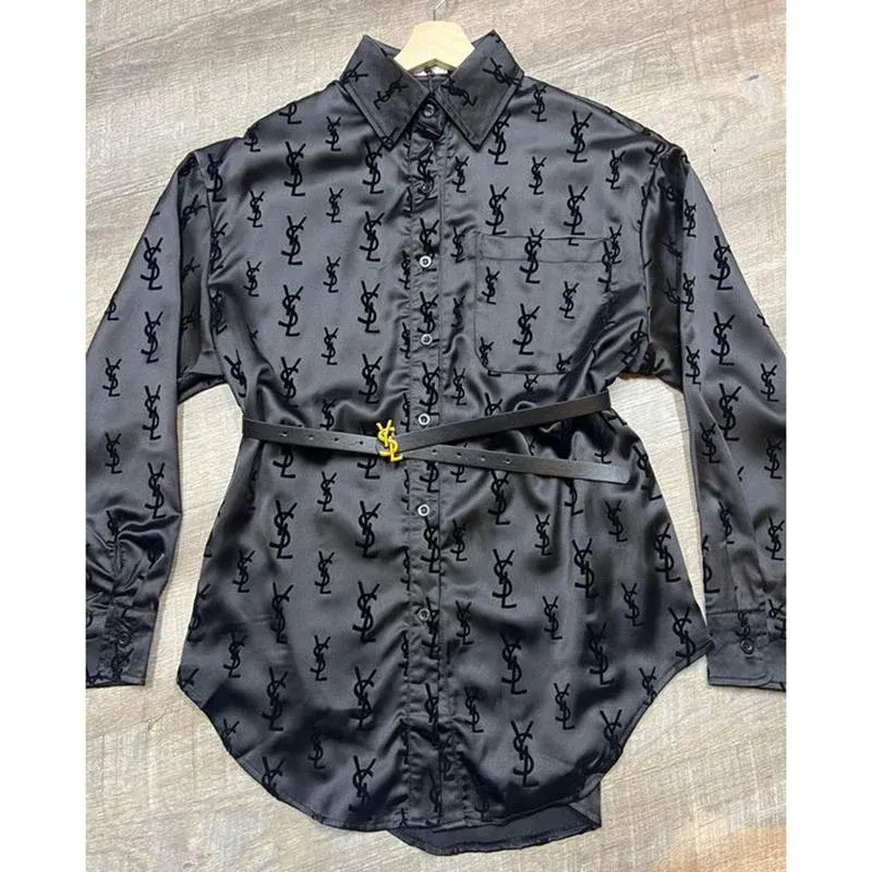 New fashion versatile mid length shirt