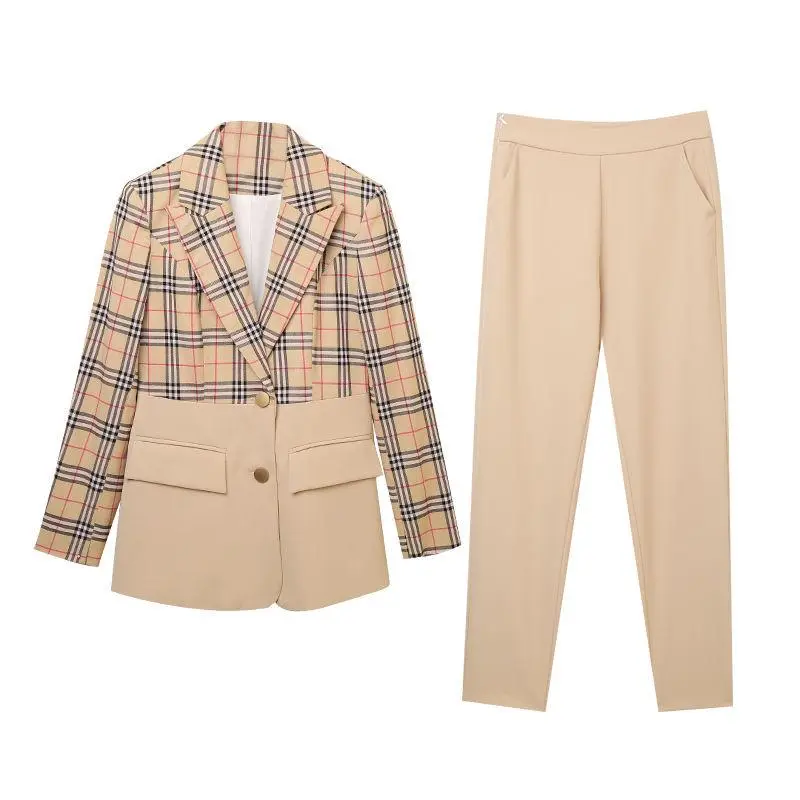 New Fashion Small Suit Set Two Pieces