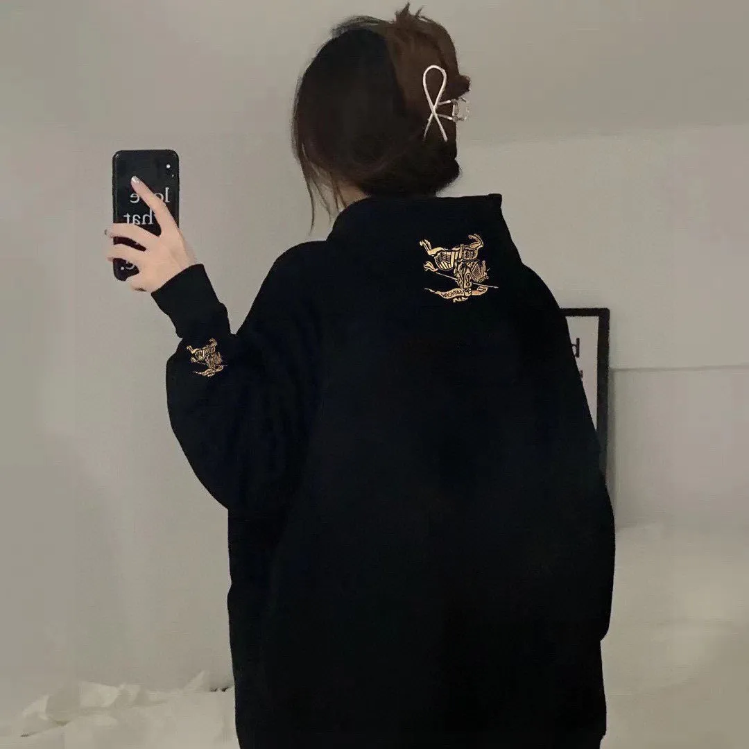 Classic Embroidered Fleece Sweatshirt