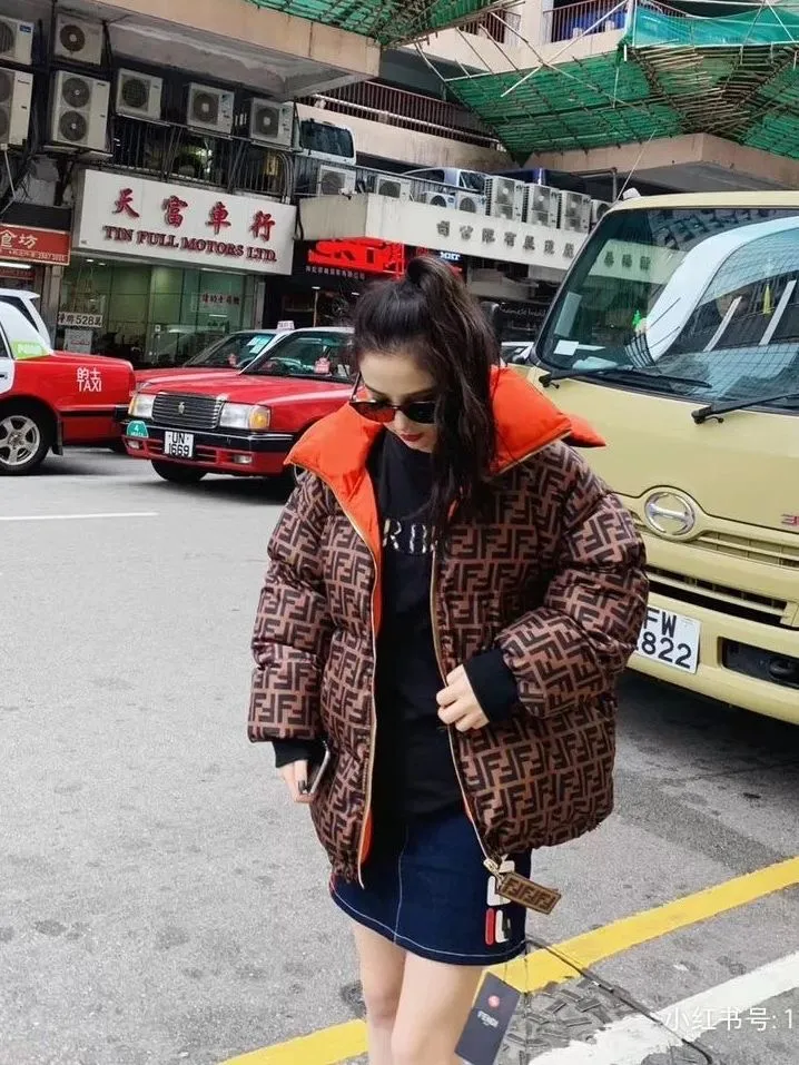 2023 New autumn and winter double-sided down jackets for men and women, loose casual plus velvet warm hooded jackets