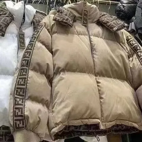 2023 New autumn and winter double-sided down jackets for men and women, loose casual plus velvet warm hooded jackets