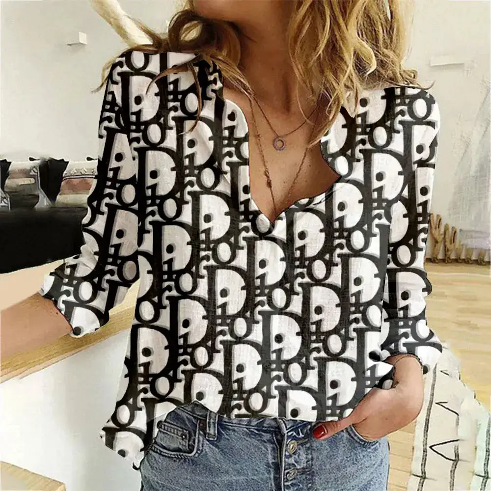 Limited edition fashionable and versatile women's linen shirt