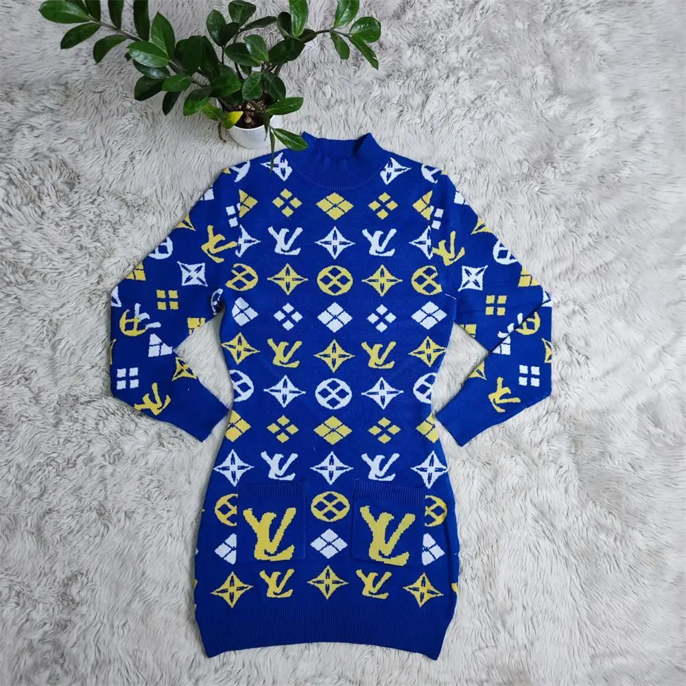 Fashionable Commuting Casual Dress Sweater XC0823110104