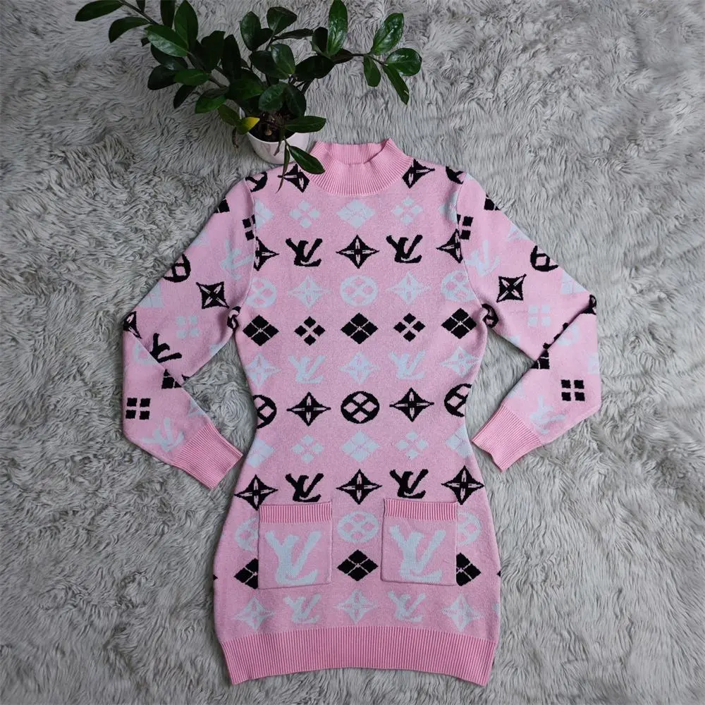 Fashionable Commuting Casual Dress Sweater XC0823110104