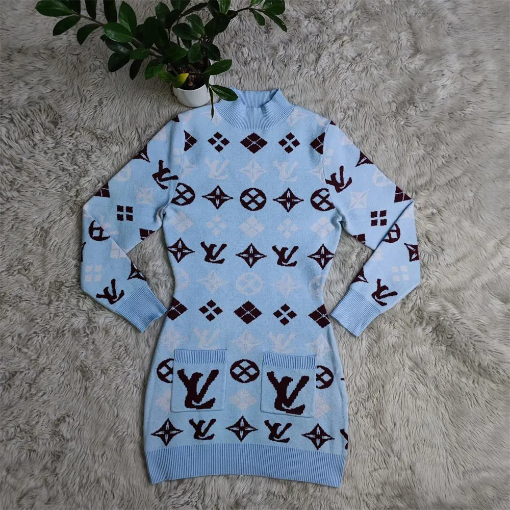 Fashionable Commuting Casual Dress Sweater XC0823110104