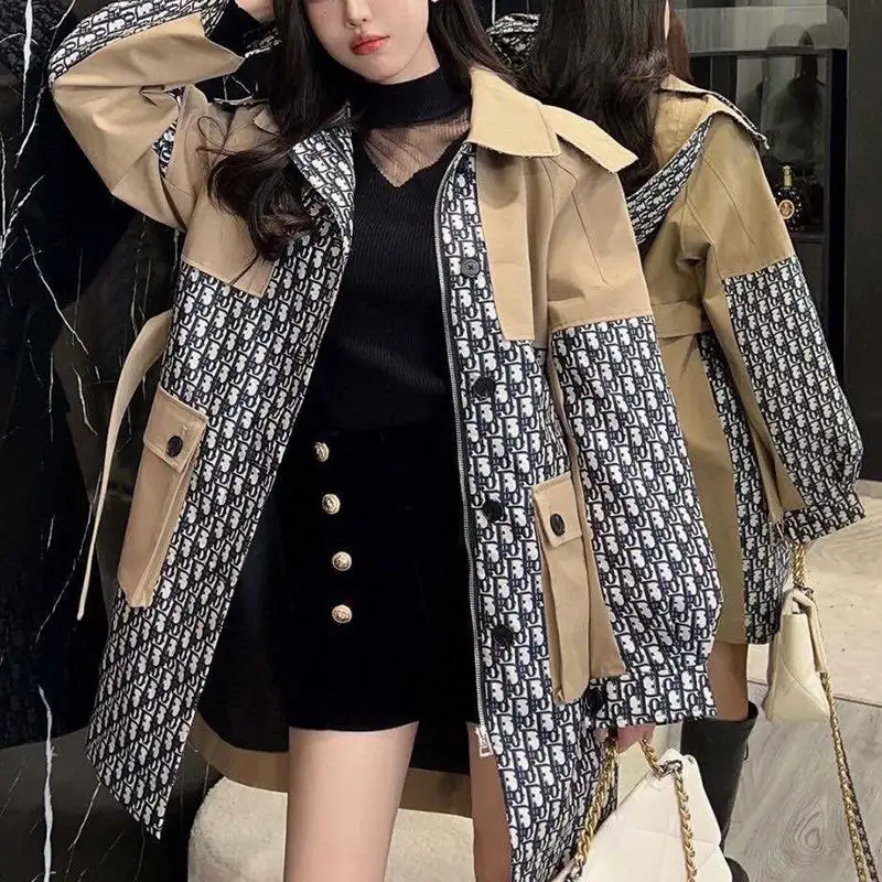 Fashion hooded long jacket