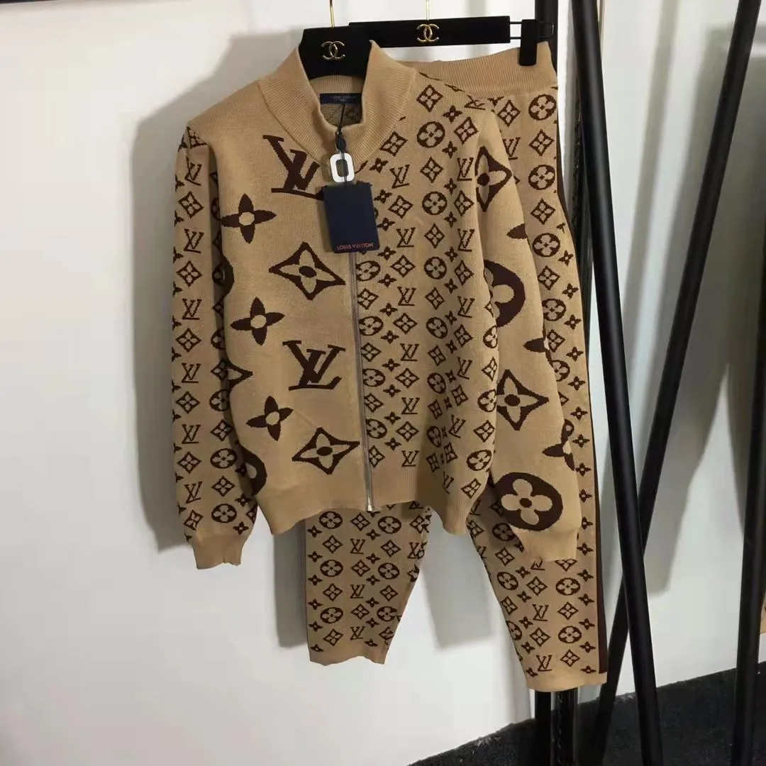 New Fashion Casual Zipper Cardigan Suit