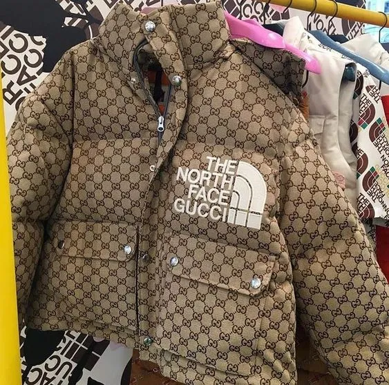 New Fashion Suit Jacket High-End Flocking Down Jacket