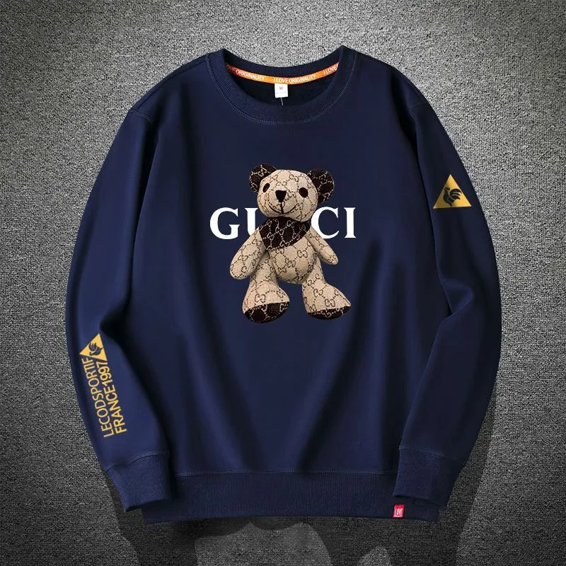 Round neck casual loose fleece sweater