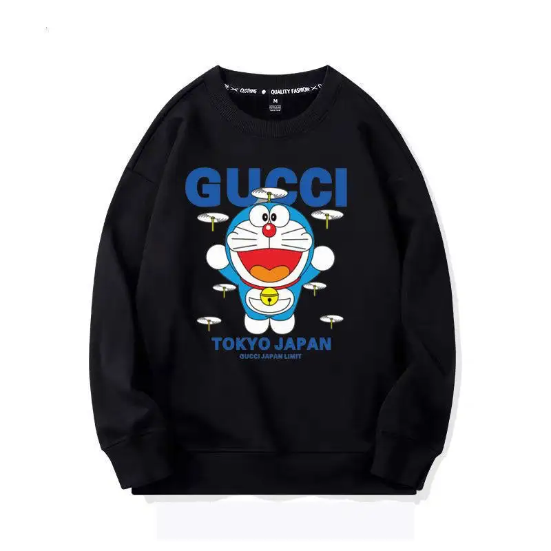 Autumn and winter new letter classic round neck sweater print loose