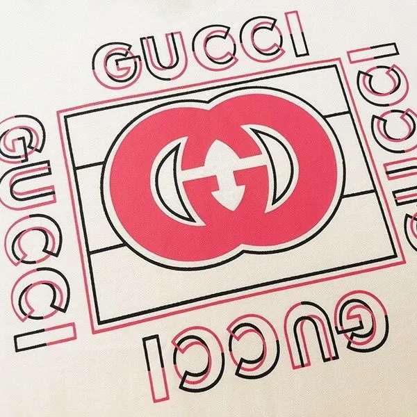 Trendy fashion full print short-sleeved high street loose cotton T-shirt