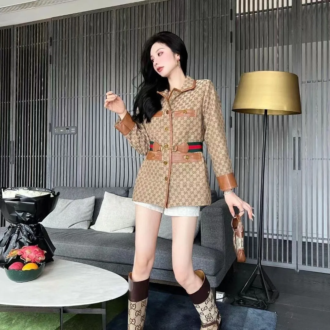 Fashion Nostalgic retro wind bag color jacket