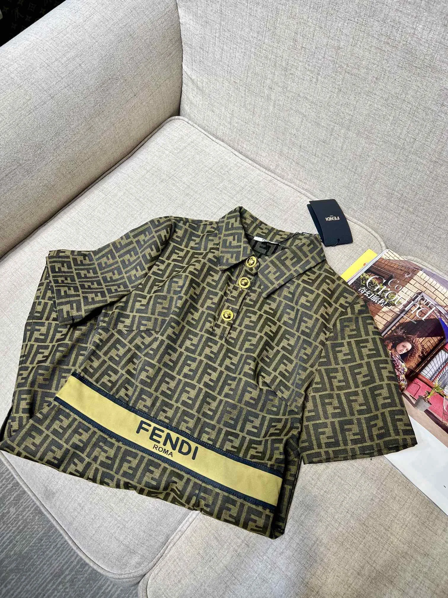 Print Jacquard Dress