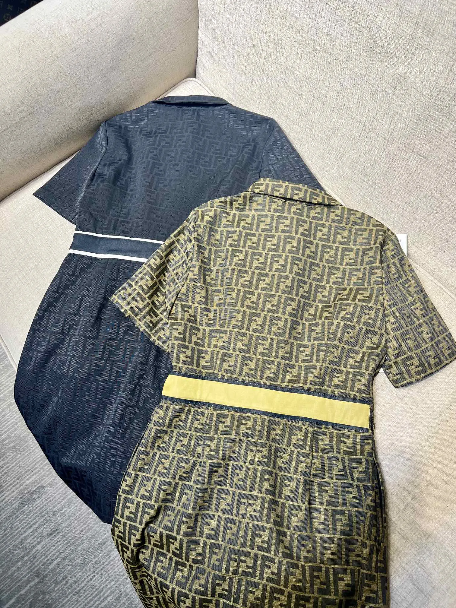 Print Jacquard Dress