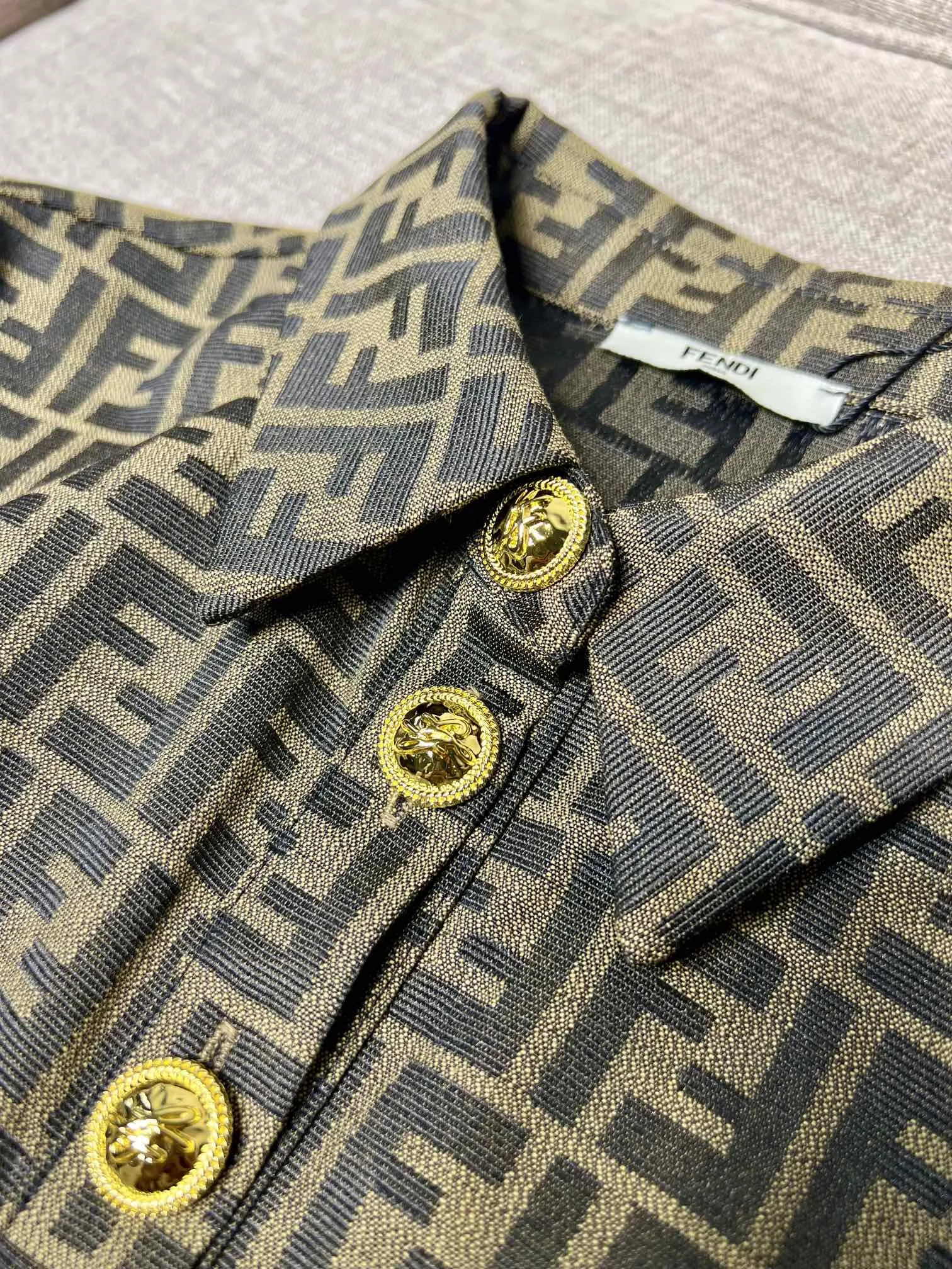 Print Jacquard Dress