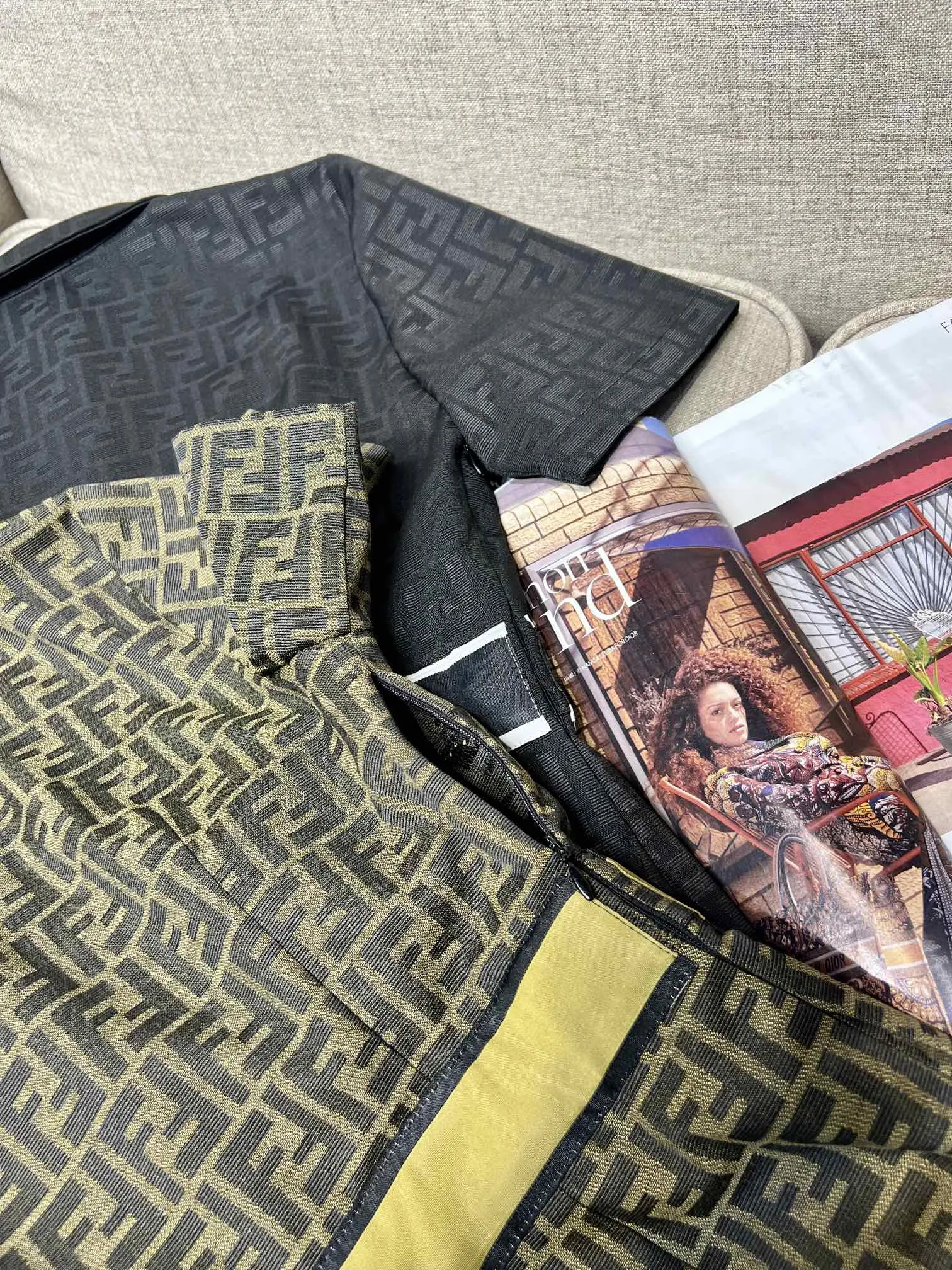 Print Jacquard Dress