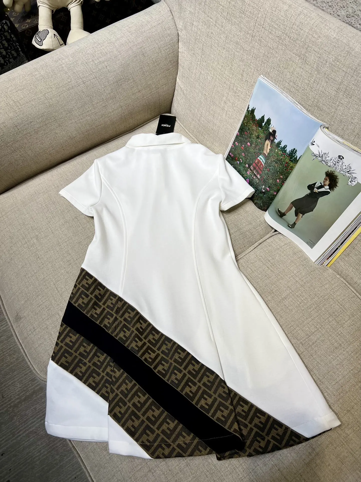 Polo Shirt Lapel Stitching Presbyopia Dress