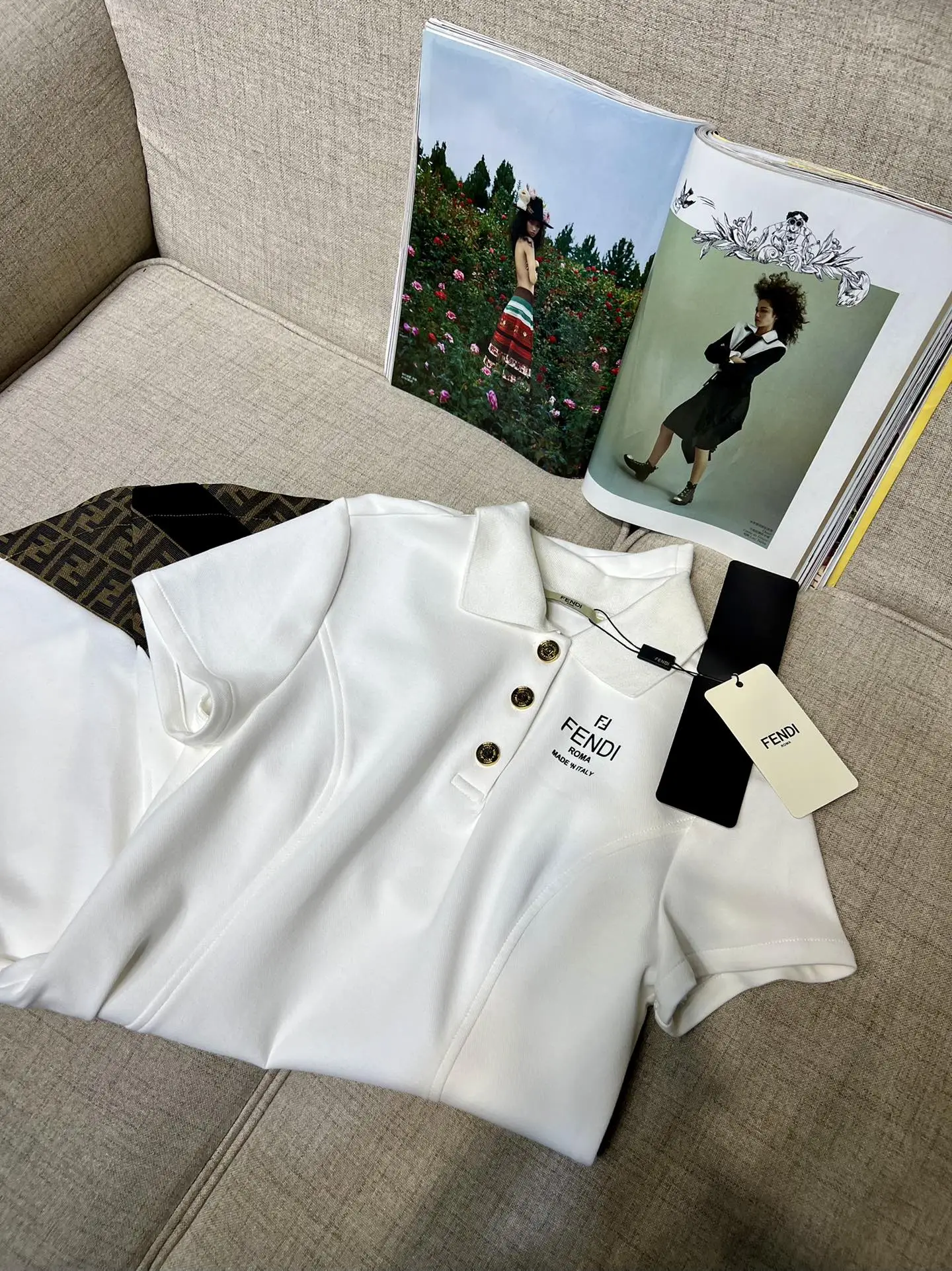 Polo Shirt Lapel Stitching Presbyopia Dress