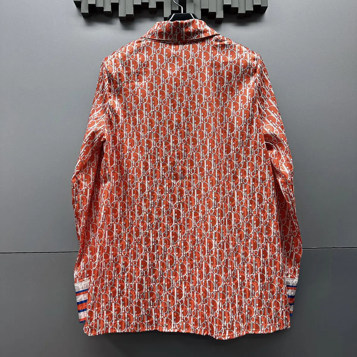 All-match twill silk print fashion bowknot shirt