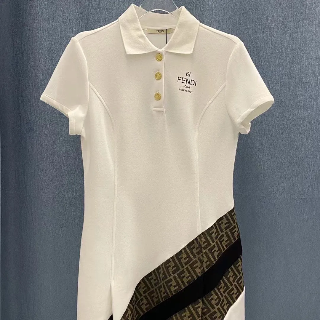 Fashionable lapel sporty dress