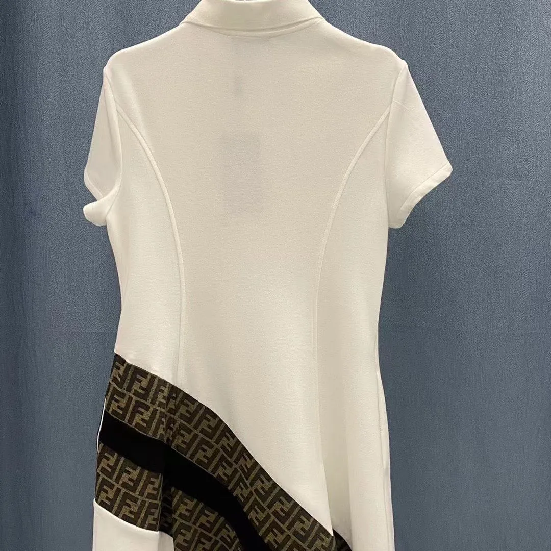 Fashionable lapel sporty dress