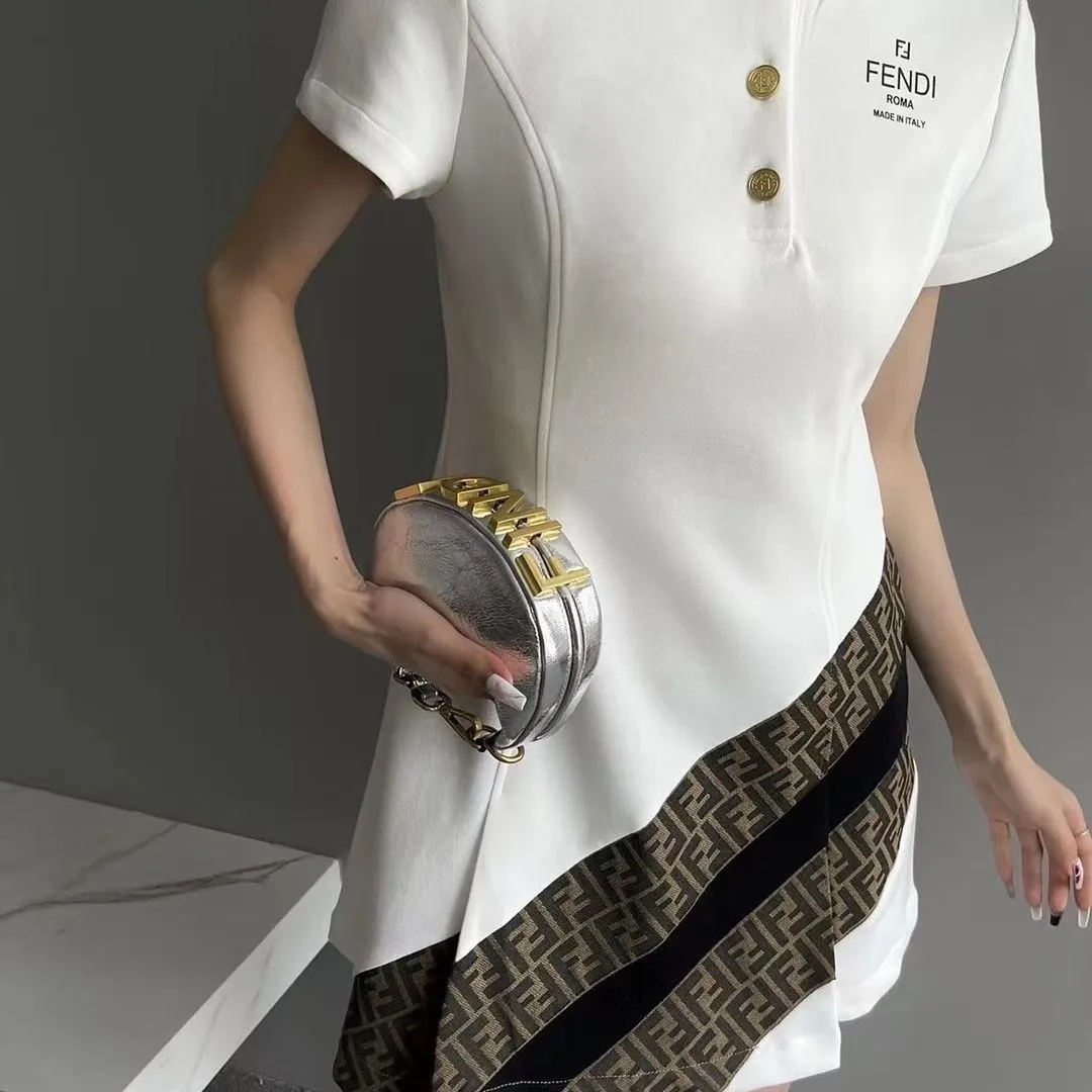 Fashionable lapel sporty dress