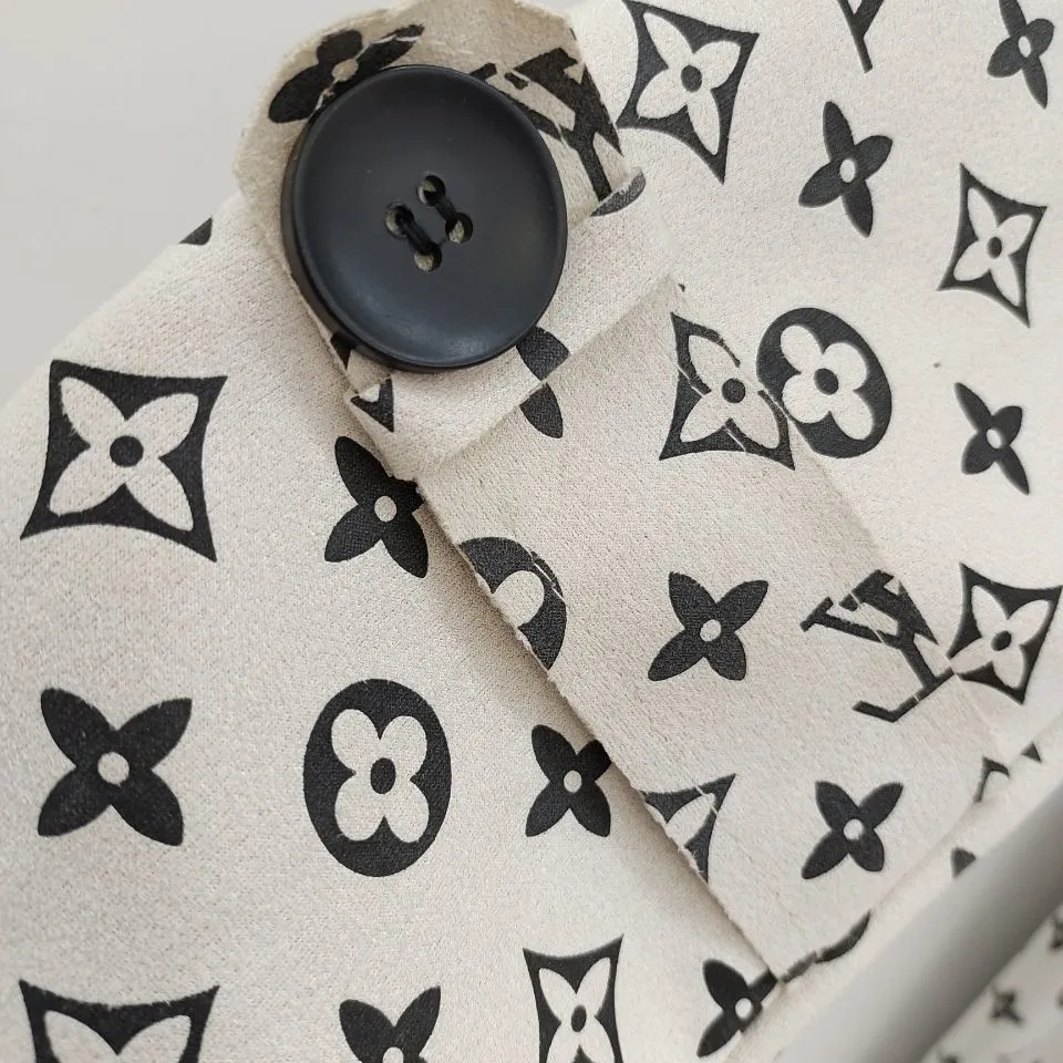 Fashion new leather plush mid length trench coat