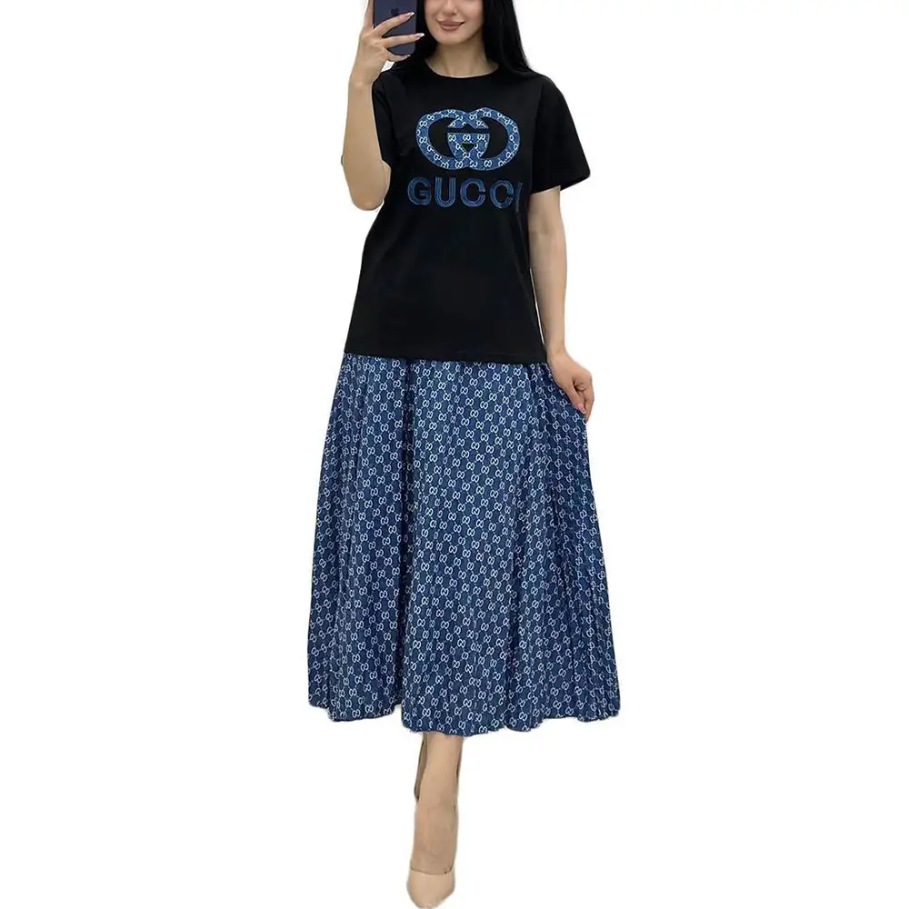 Fashion casual short sleeved set