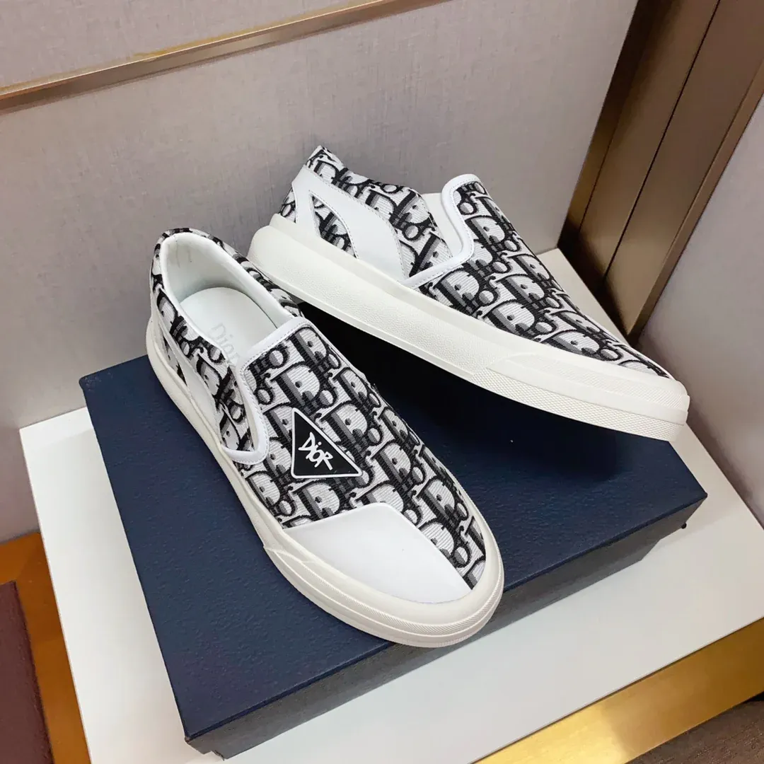 Trendy classic printed men's casual sneakers