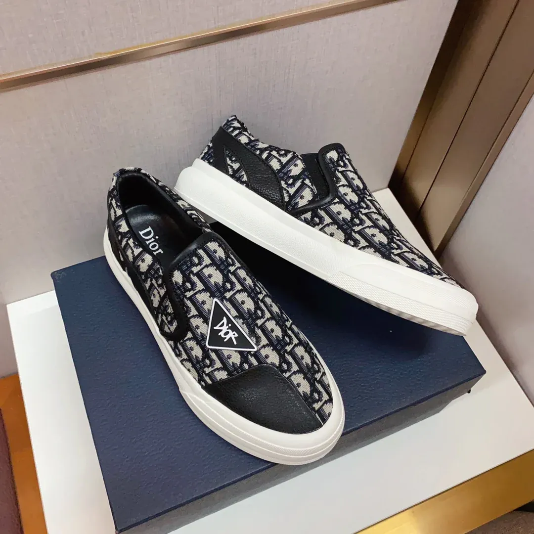 Trendy classic printed men's casual sneakers