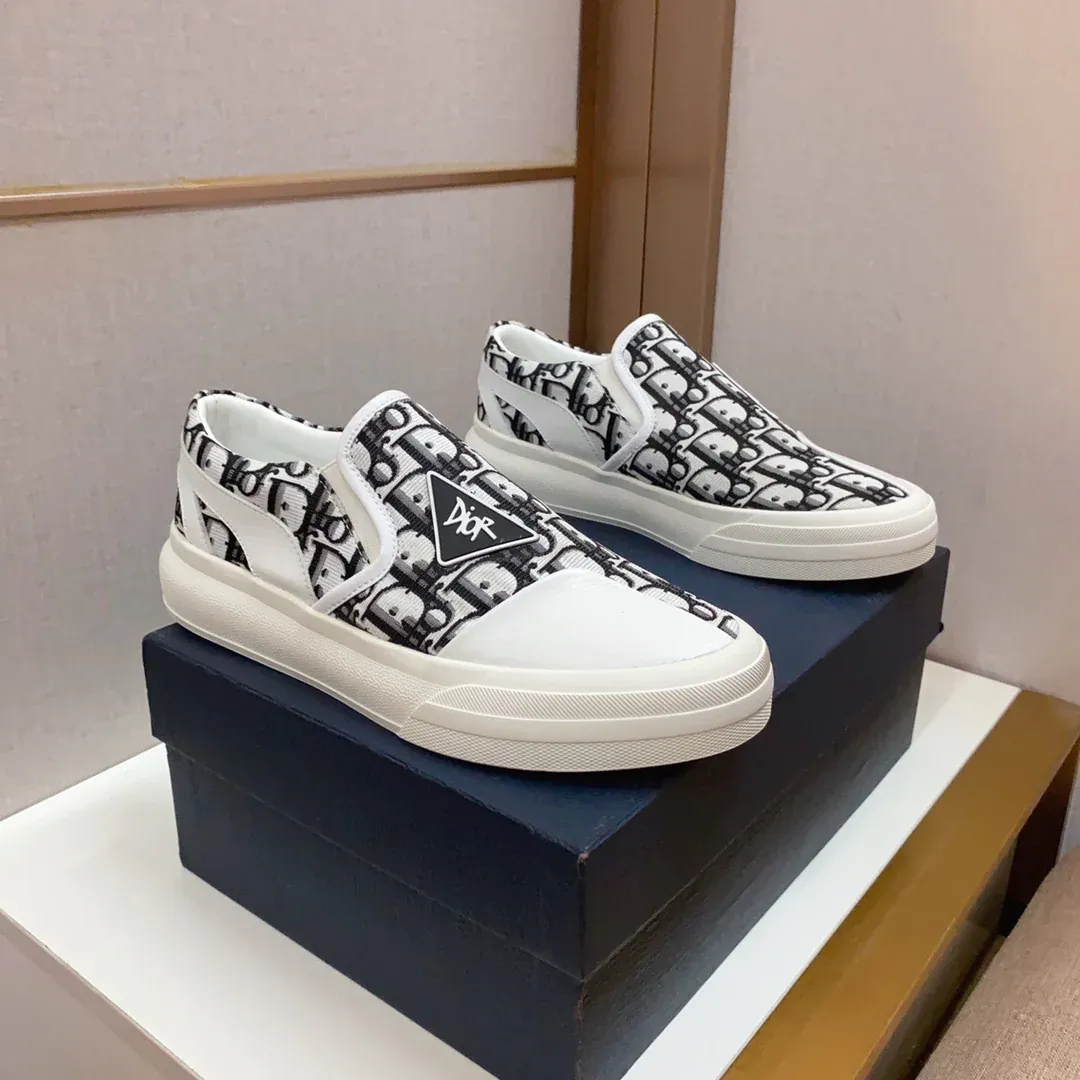 Trendy classic printed men's casual sneakers